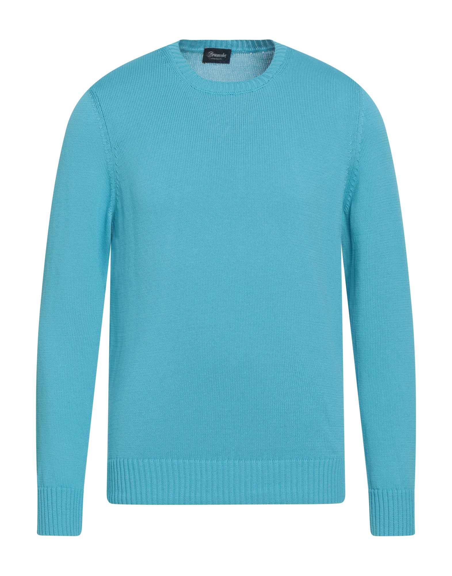 DRUMOHR Pullover Herren Azurblau von DRUMOHR