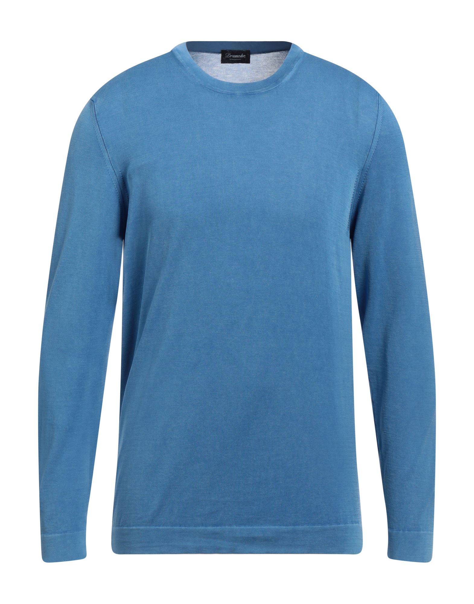 DRUMOHR Pullover Herren Azurblau von DRUMOHR