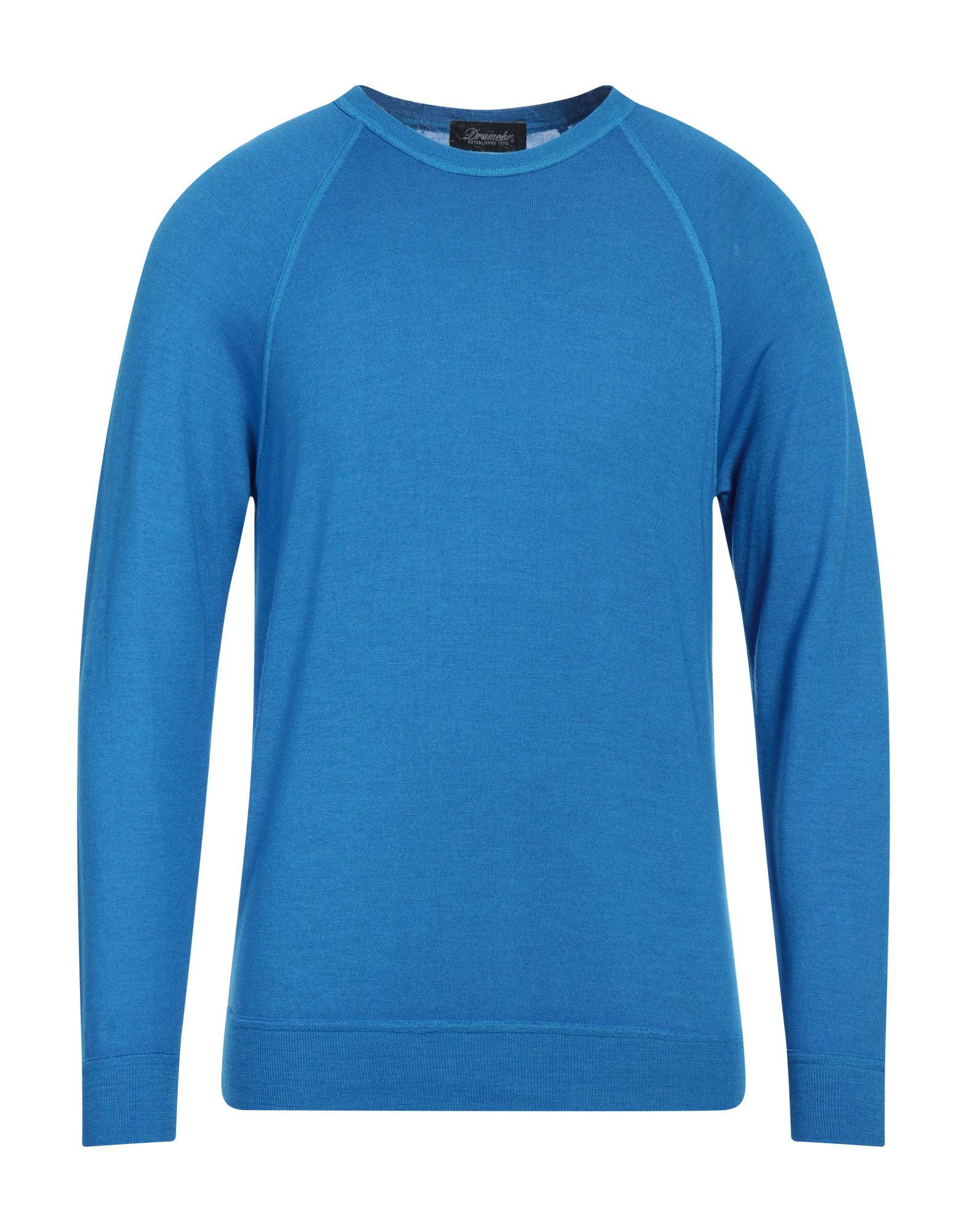 DRUMOHR Pullover Herren Azurblau von DRUMOHR