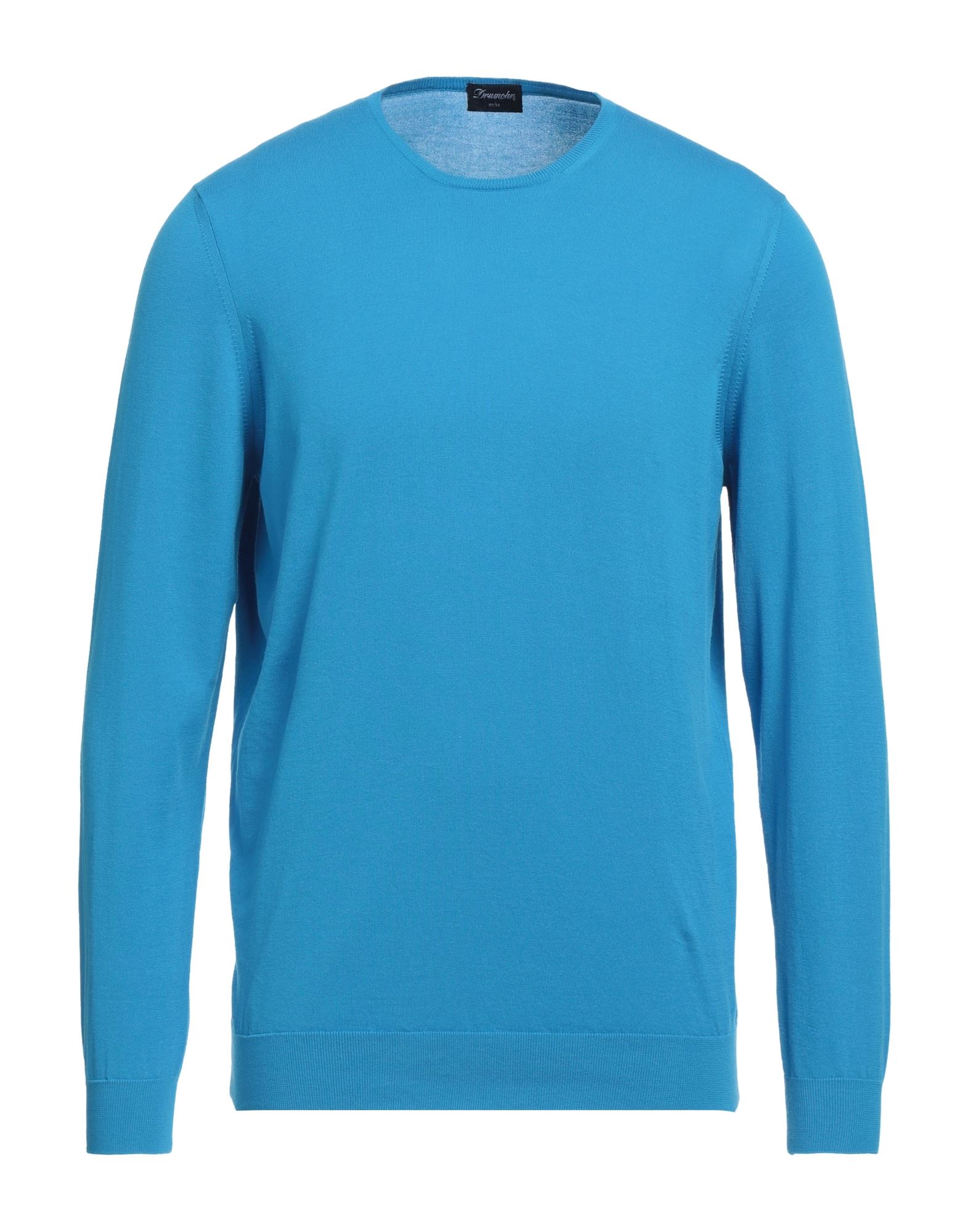 DRUMOHR Pullover Herren Azurblau von DRUMOHR