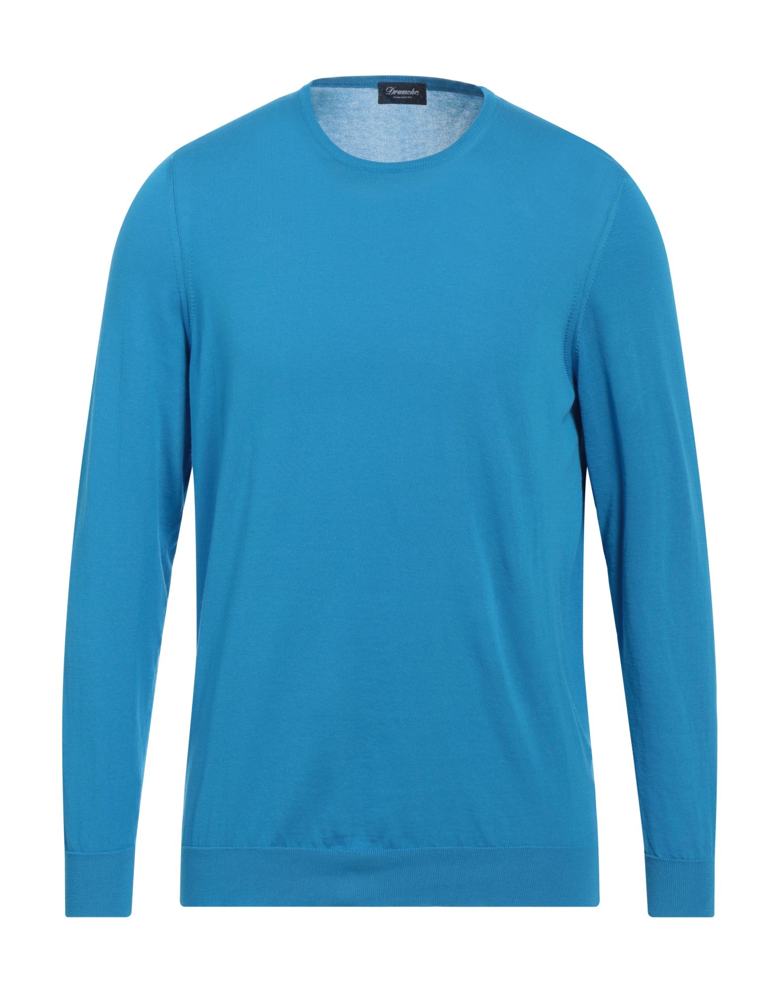 DRUMOHR Pullover Herren Azurblau von DRUMOHR