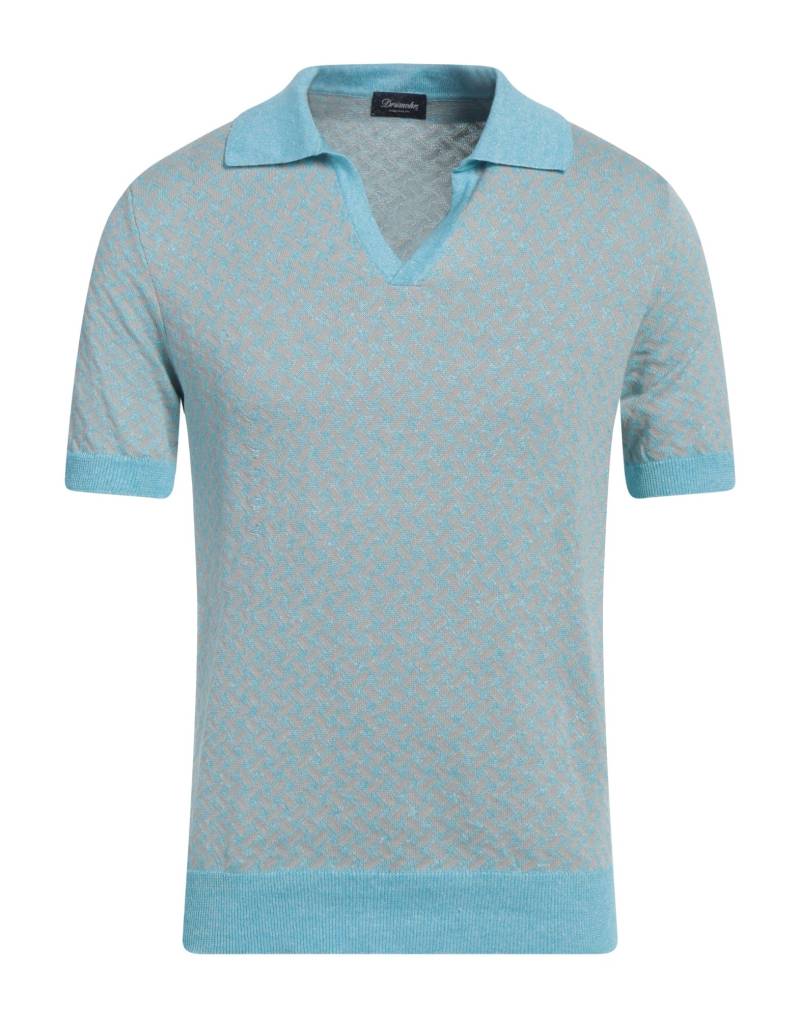 DRUMOHR Pullover Herren Azurblau von DRUMOHR