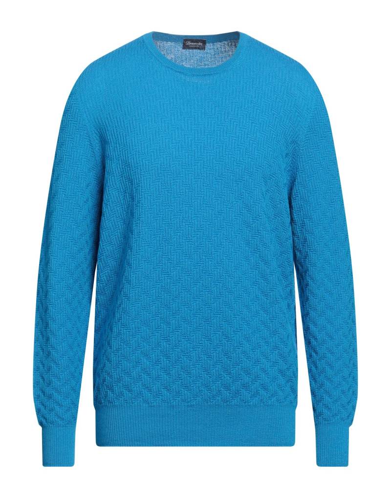 DRUMOHR Pullover Herren Azurblau von DRUMOHR