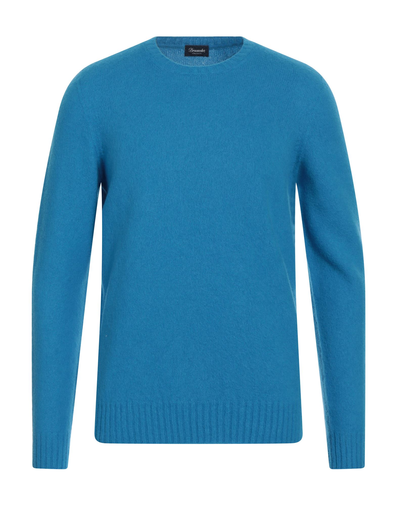 DRUMOHR Pullover Herren Azurblau von DRUMOHR