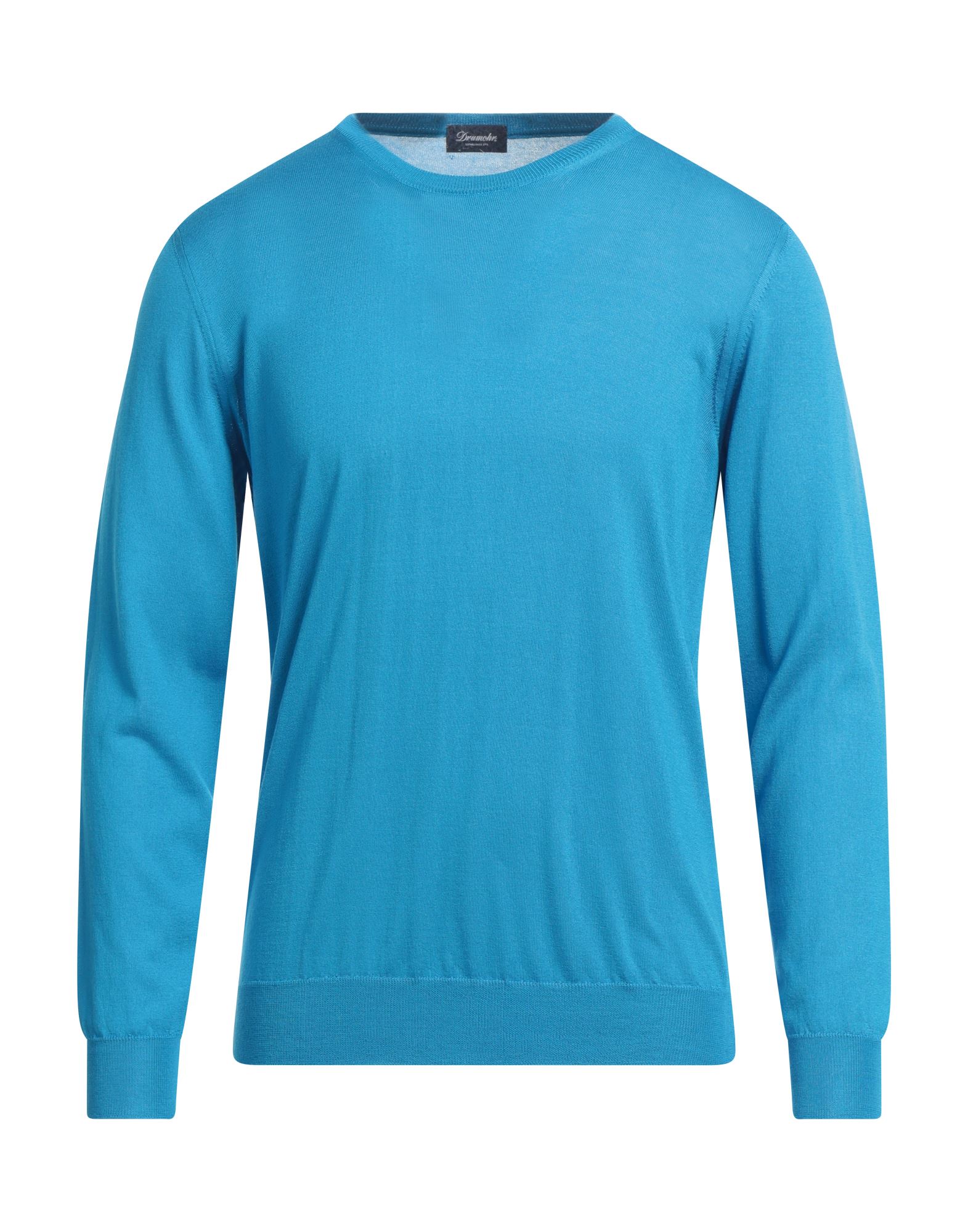 DRUMOHR Pullover Herren Azurblau von DRUMOHR