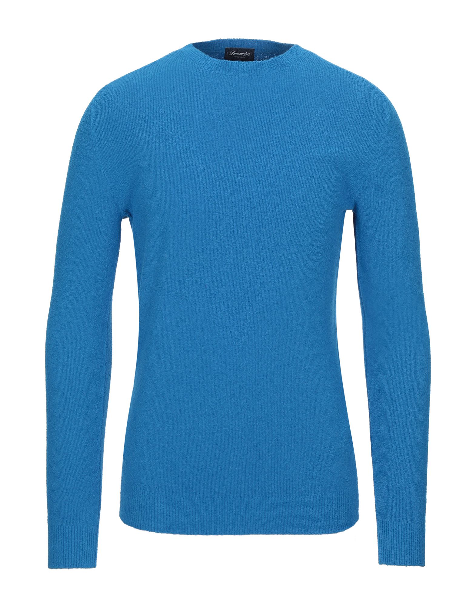 DRUMOHR Pullover Herren Azurblau von DRUMOHR