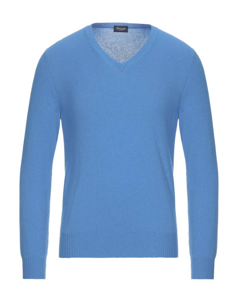 DRUMOHR Pullover Herren Azurblau von DRUMOHR