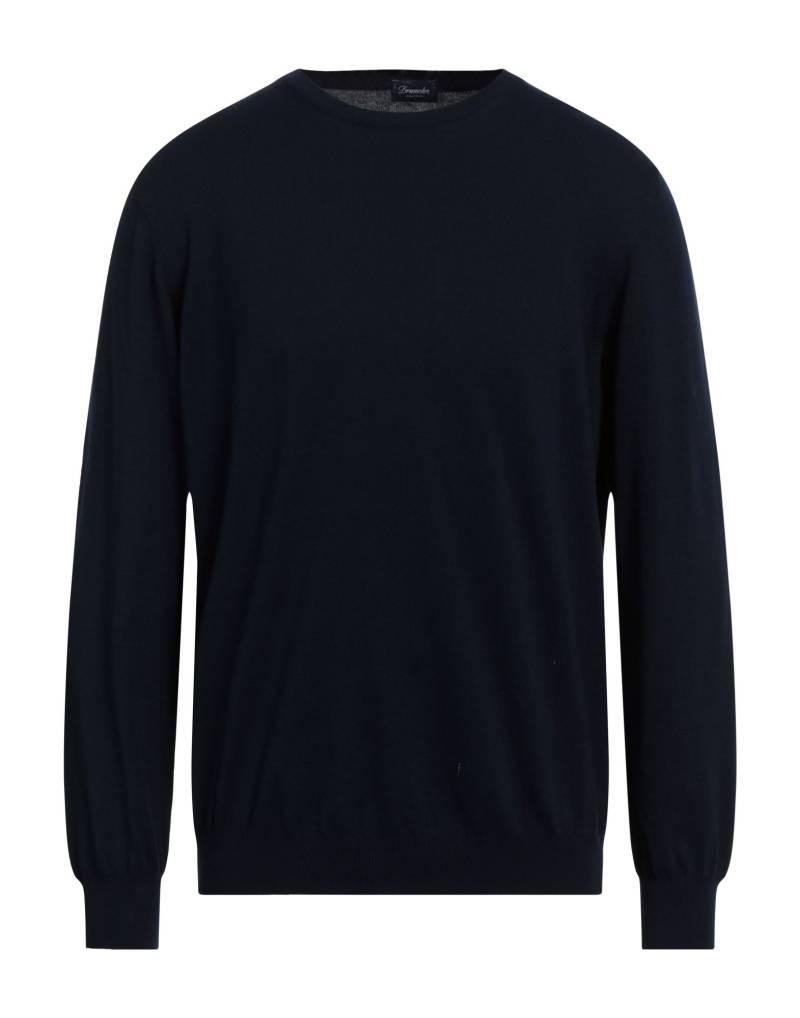 DRUMOHR Pullover Herren Blau von DRUMOHR