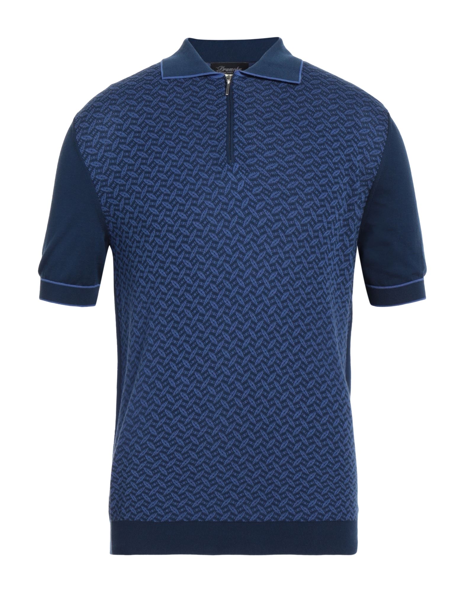 DRUMOHR Pullover Herren Blau von DRUMOHR