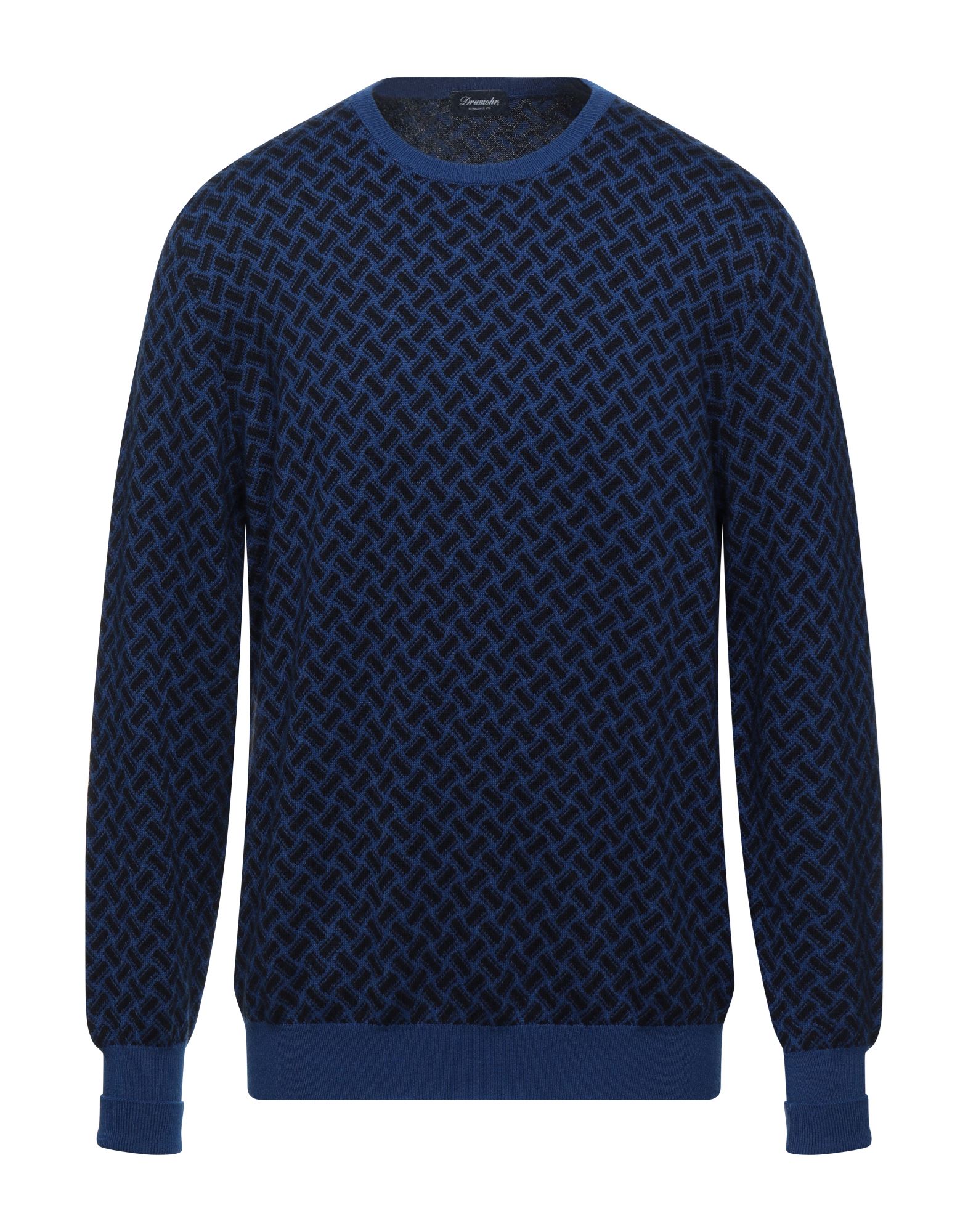 DRUMOHR Pullover Herren Blau von DRUMOHR