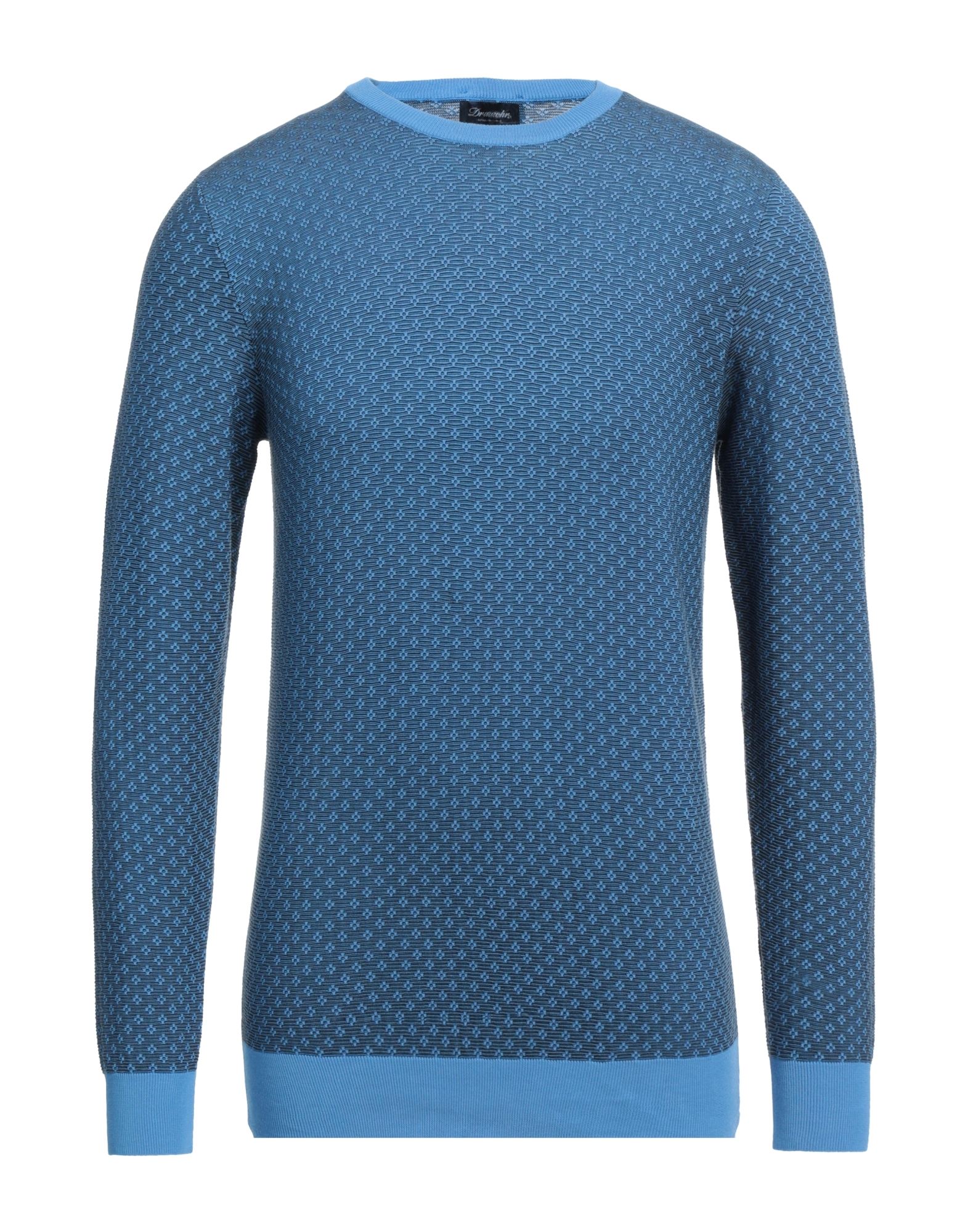 DRUMOHR Pullover Herren Blau von DRUMOHR