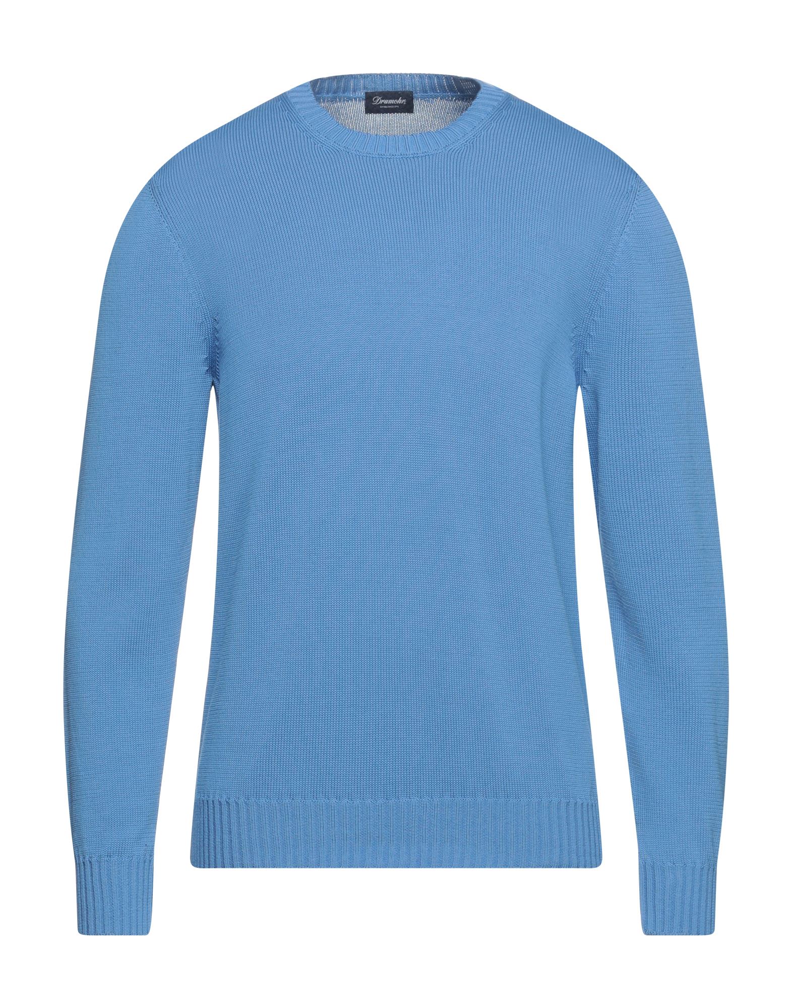 DRUMOHR Pullover Herren Blaugrau von DRUMOHR