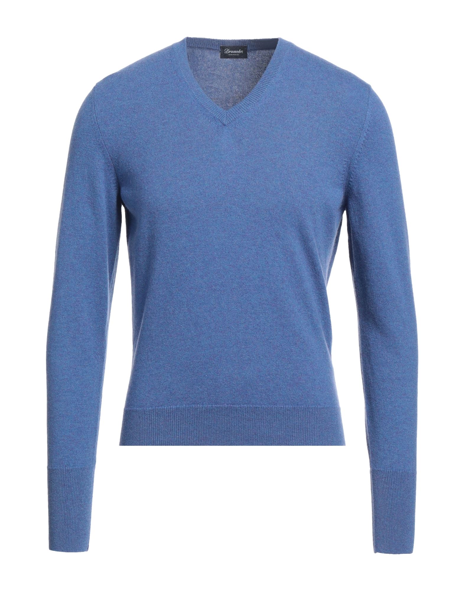 DRUMOHR Pullover Herren Blaugrau von DRUMOHR