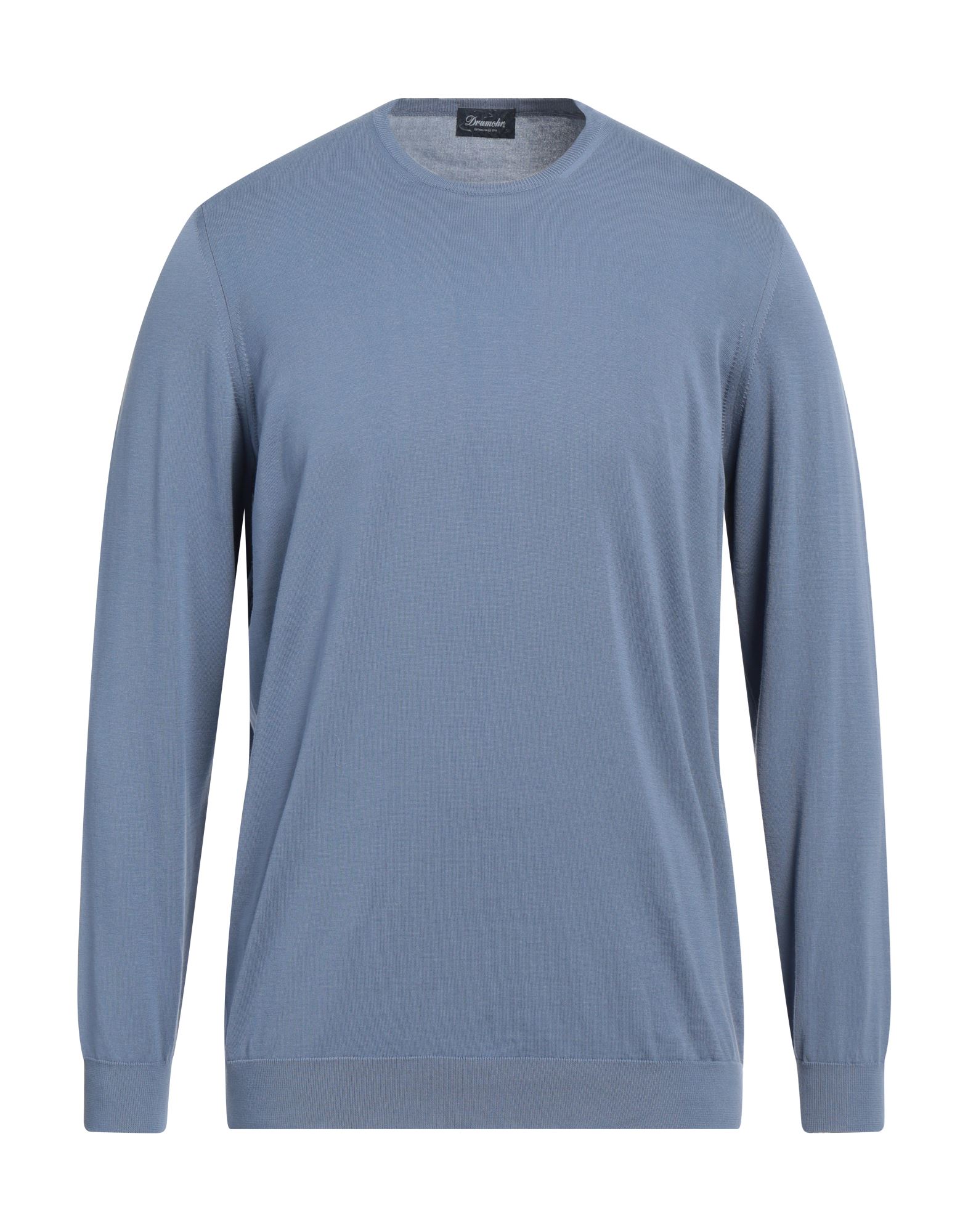 DRUMOHR Pullover Herren Blaugrau von DRUMOHR