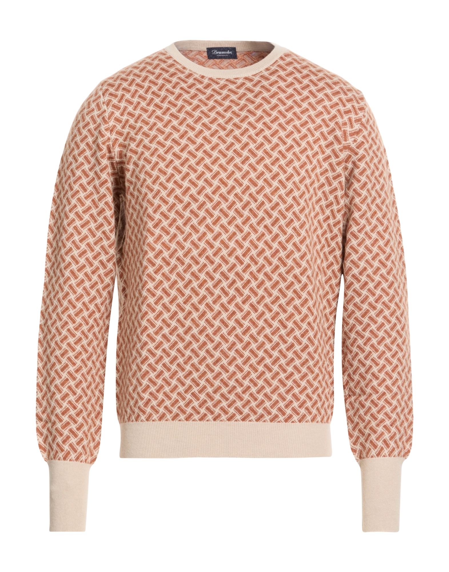 DRUMOHR Pullover Herren Braun von DRUMOHR