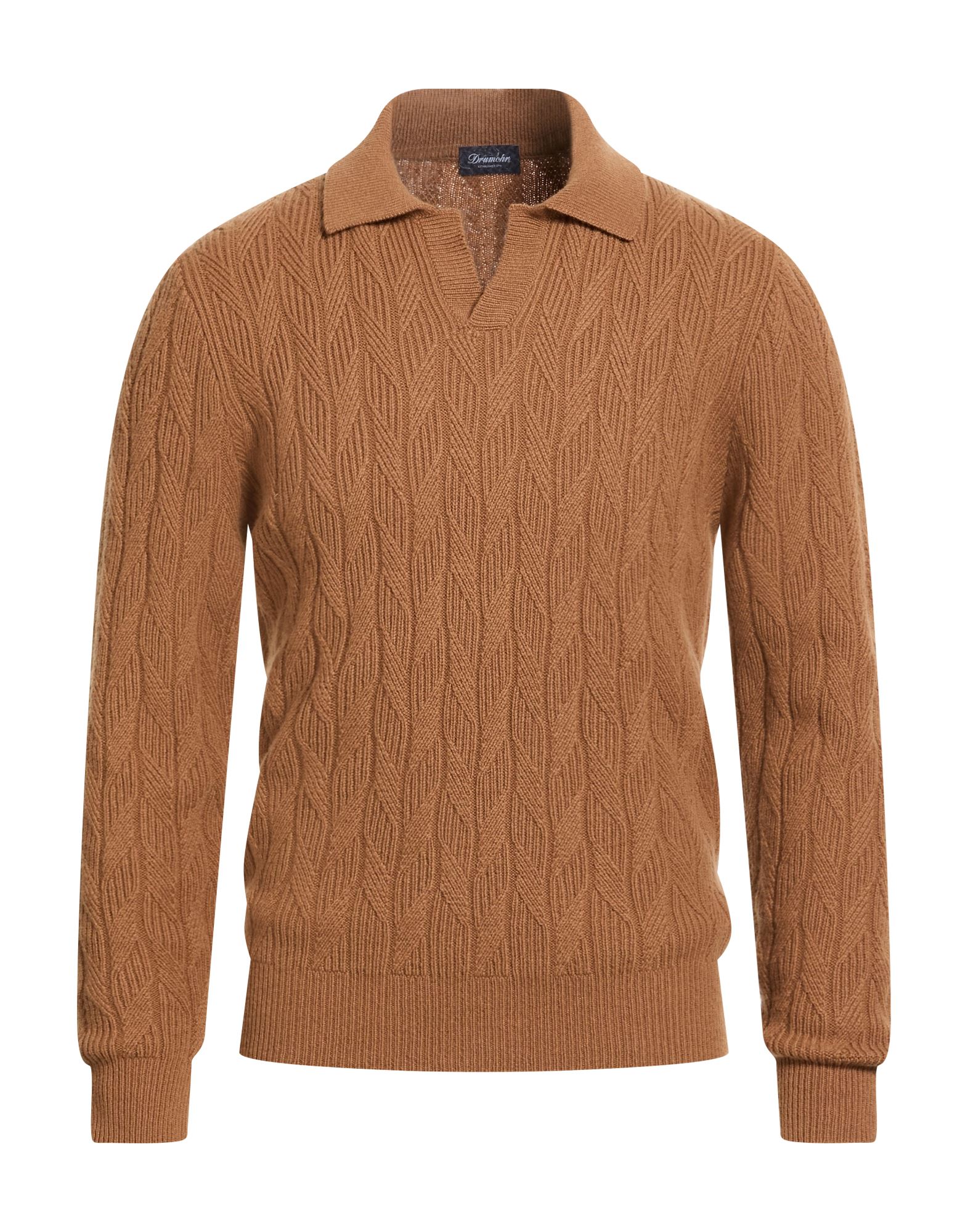 DRUMOHR Pullover Herren Braun von DRUMOHR