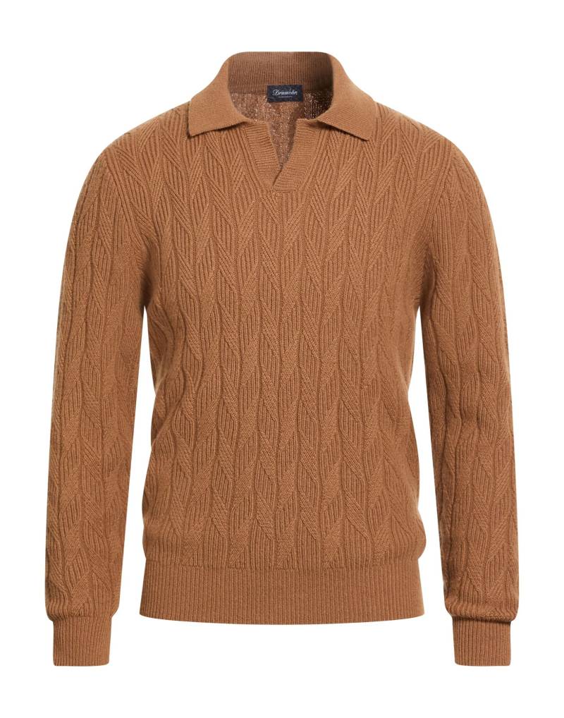 DRUMOHR Pullover Herren Braun von DRUMOHR