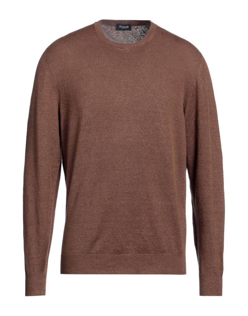 DRUMOHR Pullover Herren Braun von DRUMOHR