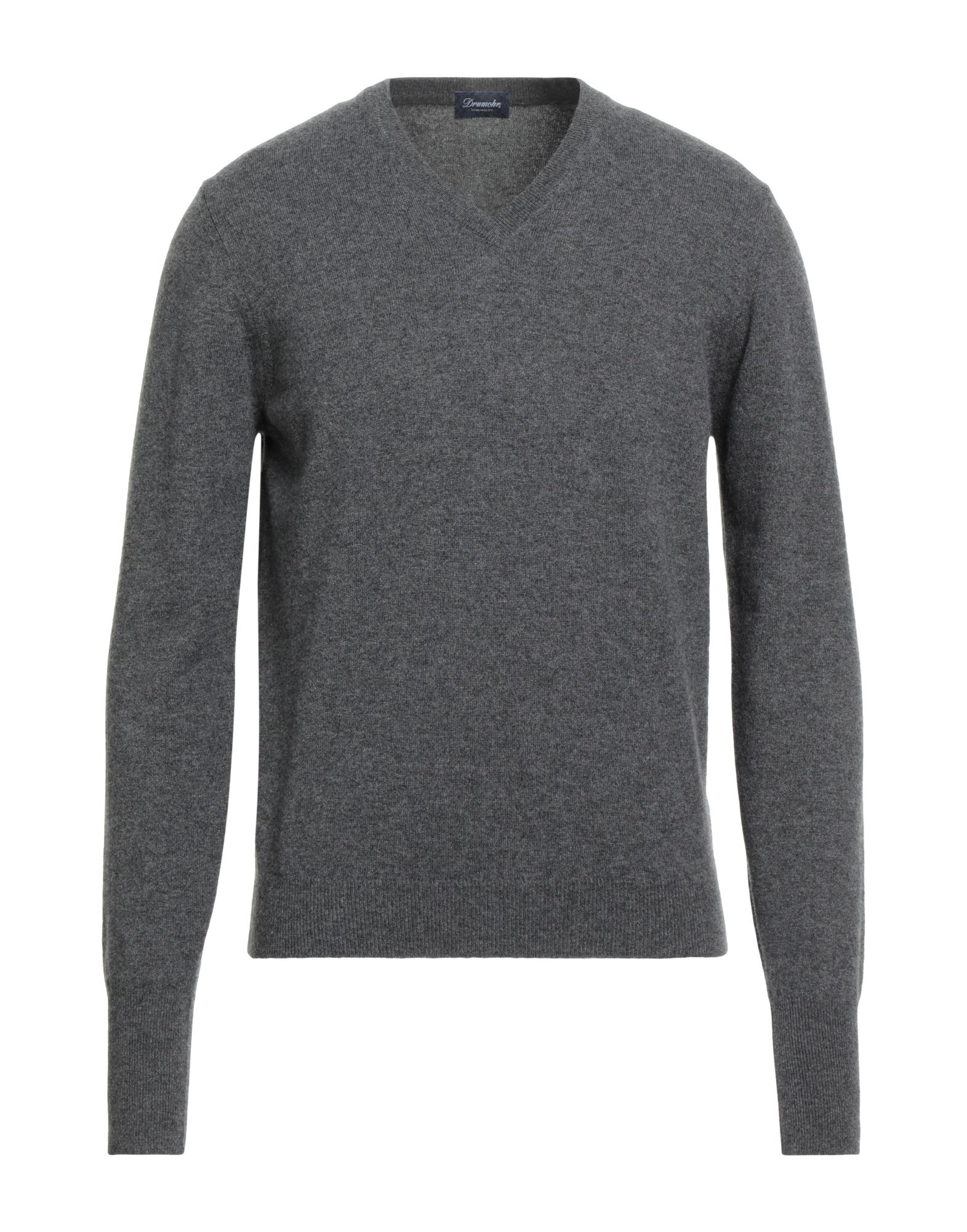 DRUMOHR Pullover Herren Braungrau von DRUMOHR
