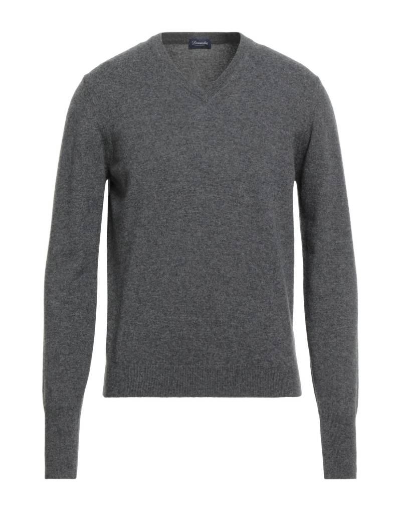 DRUMOHR Pullover Herren Braungrau von DRUMOHR