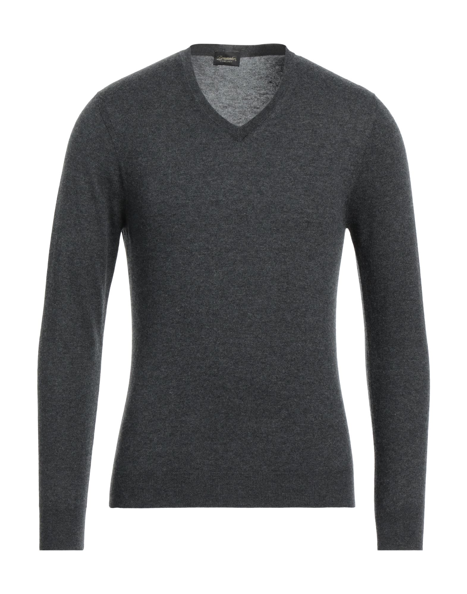 DRUMOHR Pullover Herren Braungrau von DRUMOHR