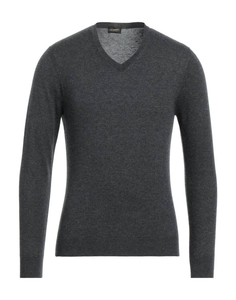 DRUMOHR Pullover Herren Braungrau von DRUMOHR