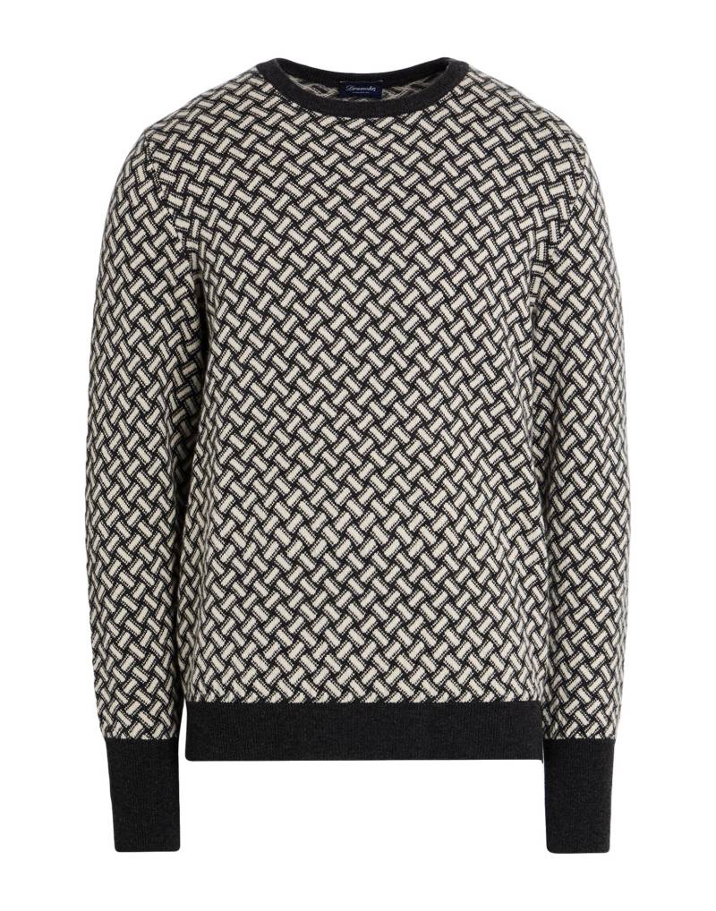 DRUMOHR Pullover Herren Braungrau von DRUMOHR