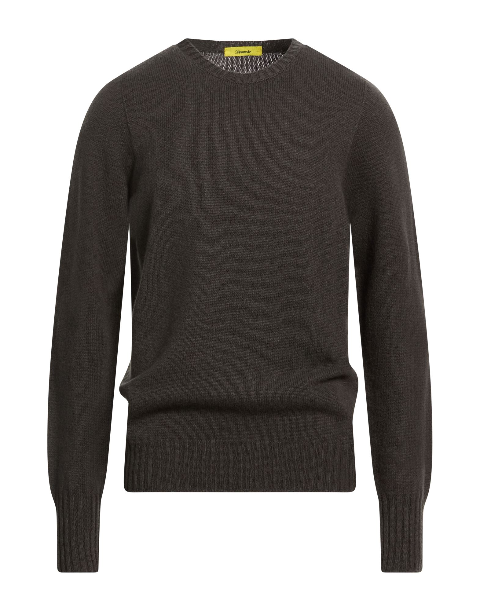 DRUMOHR Pullover Herren Braungrau von DRUMOHR