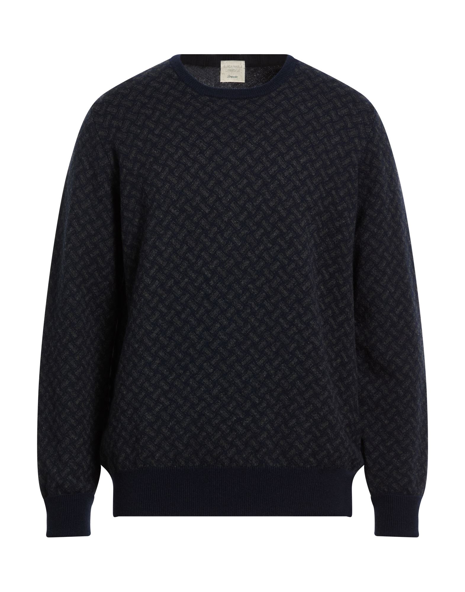 DRUMOHR Pullover Herren Braungrau von DRUMOHR