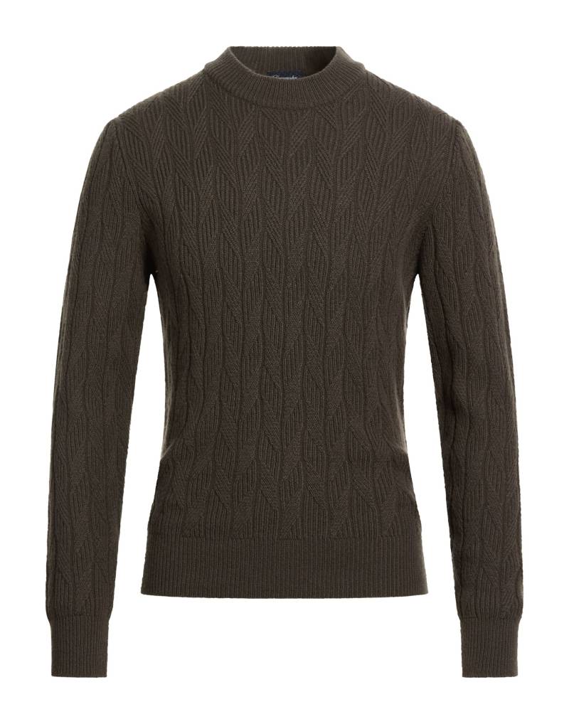 DRUMOHR Pullover Herren Dunkelbraun von DRUMOHR