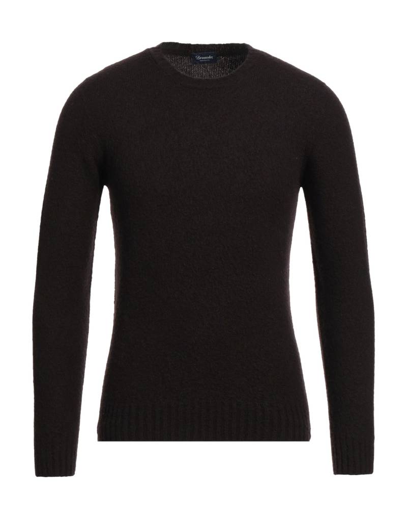 DRUMOHR Pullover Herren Dunkelbraun von DRUMOHR