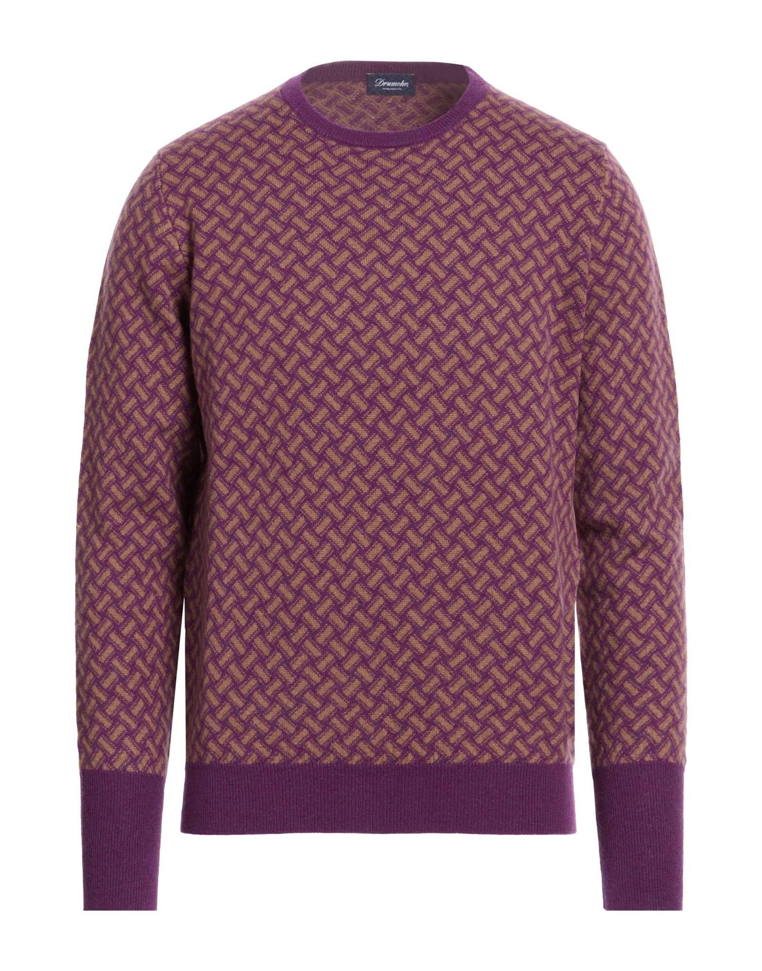 DRUMOHR Pullover Herren Dunkelviolett von DRUMOHR