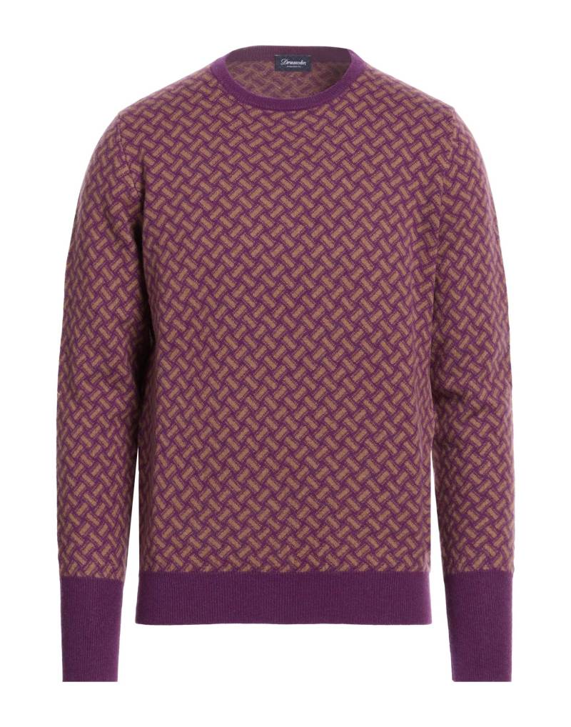 DRUMOHR Pullover Herren Dunkelviolett von DRUMOHR