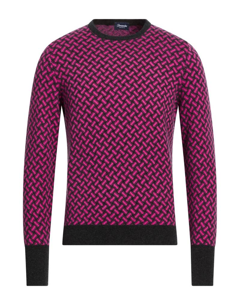 DRUMOHR Pullover Herren Fuchsia von DRUMOHR