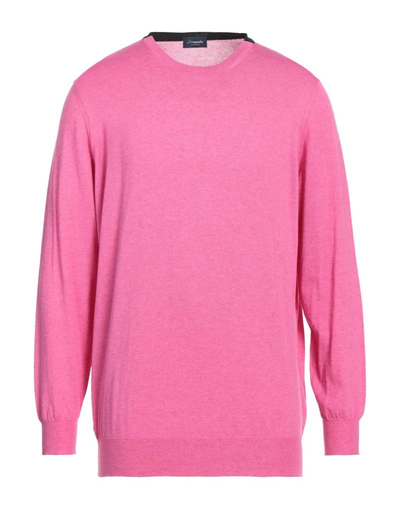 DRUMOHR Pullover Herren Fuchsia von DRUMOHR