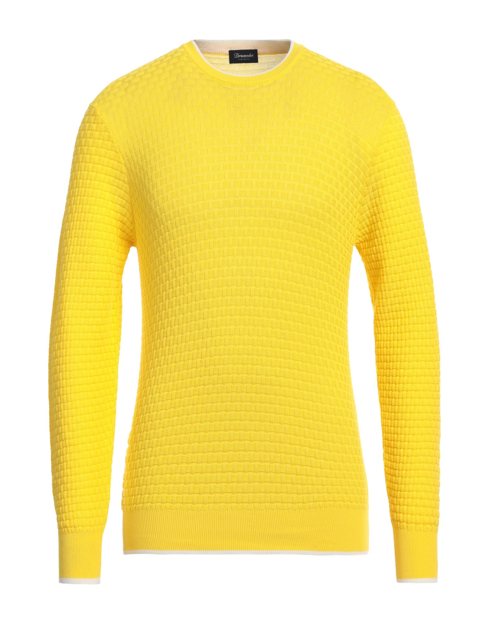 DRUMOHR Pullover Herren Gelb von DRUMOHR