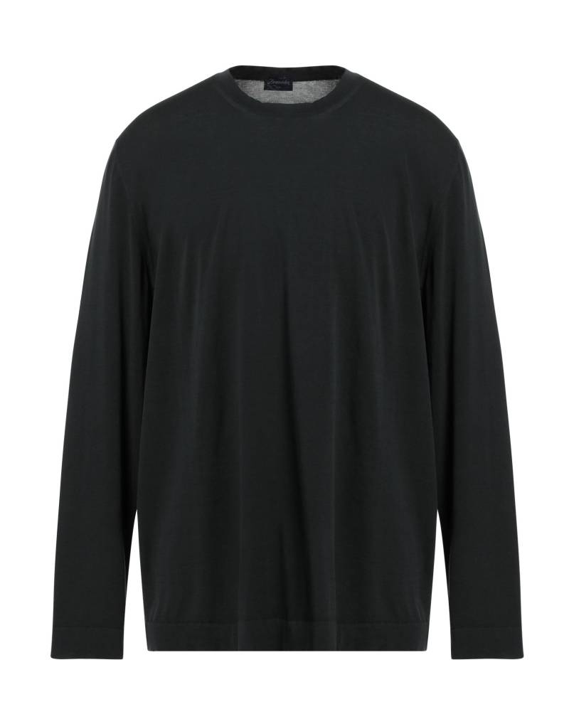 DRUMOHR Pullover Herren Braungrau von DRUMOHR