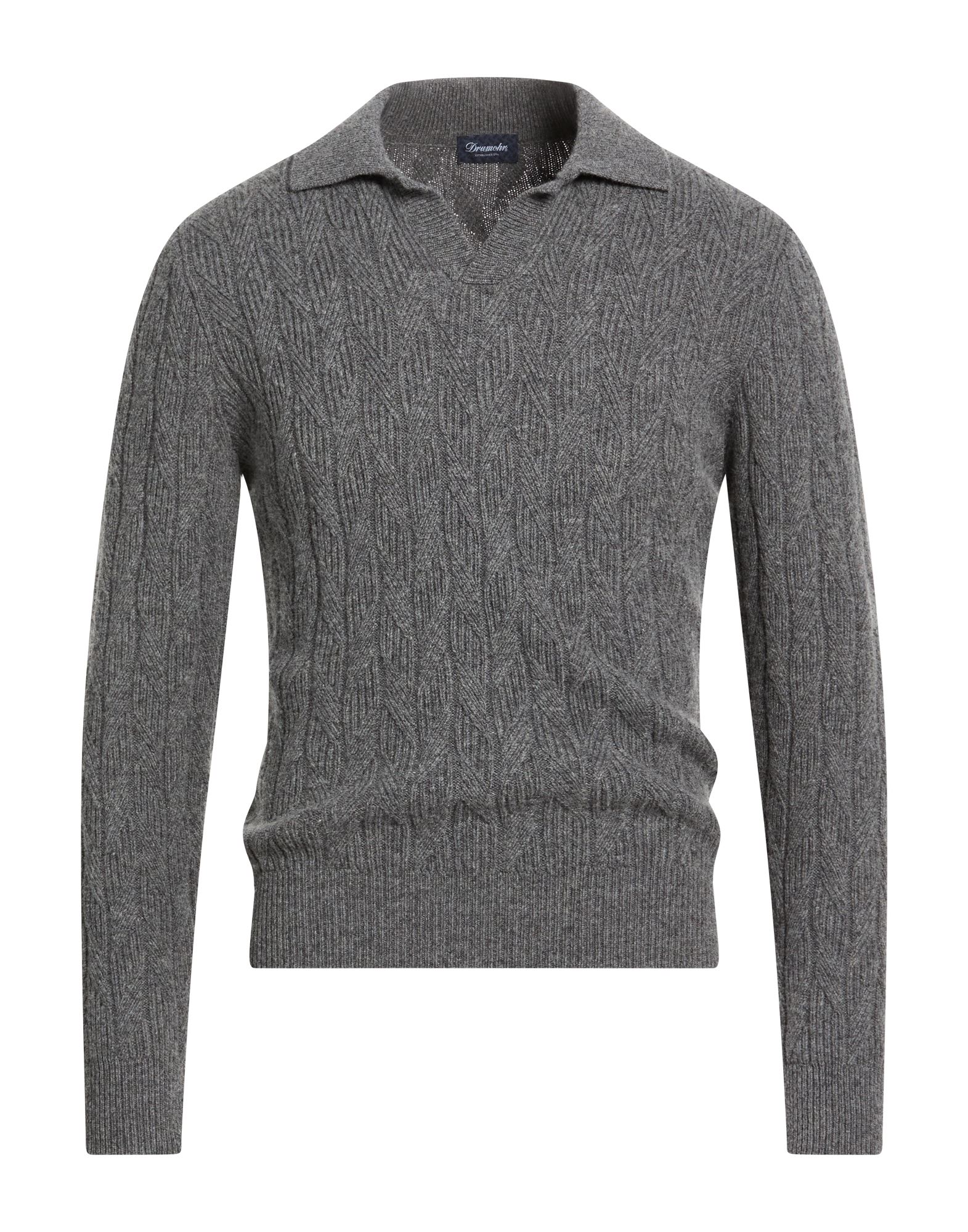 DRUMOHR Pullover Herren Grau von DRUMOHR