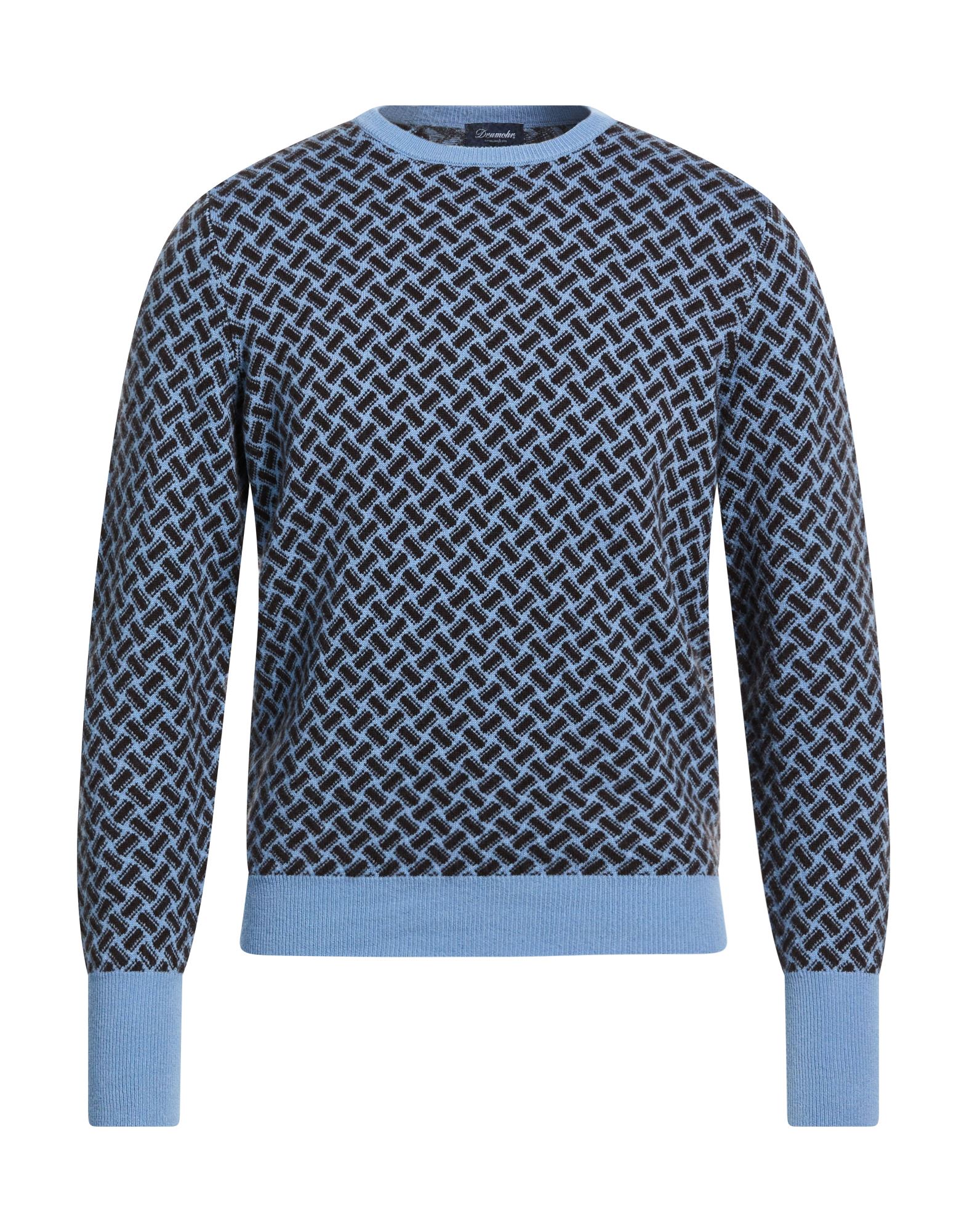 DRUMOHR Pullover Herren Hellblau von DRUMOHR