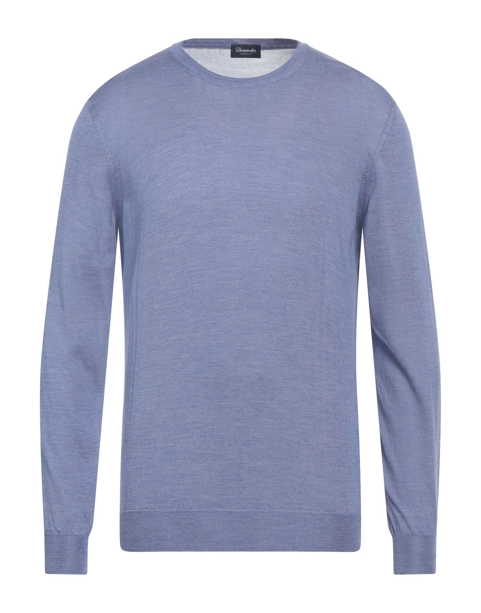 DRUMOHR Pullover Herren Hellblau von DRUMOHR