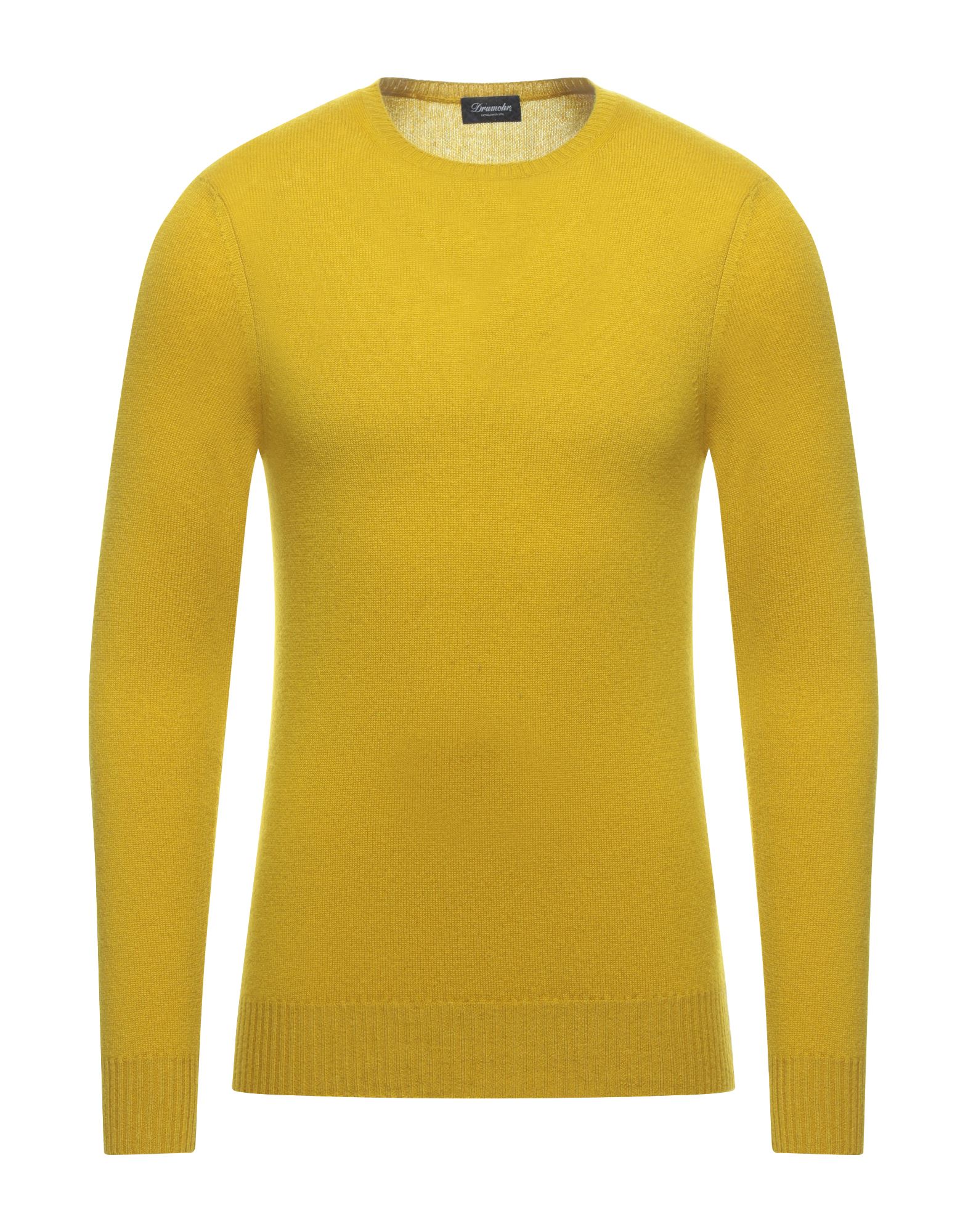 DRUMOHR Pullover Herren Hellgelb von DRUMOHR