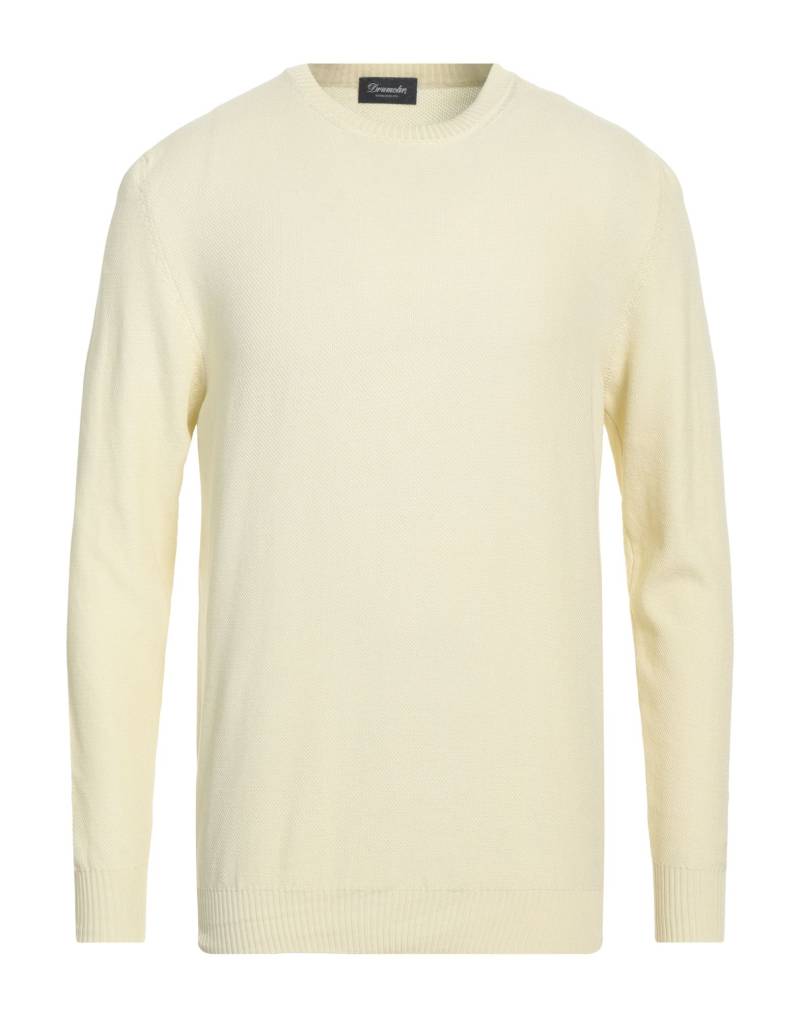 DRUMOHR Pullover Herren Pastellgelb von DRUMOHR