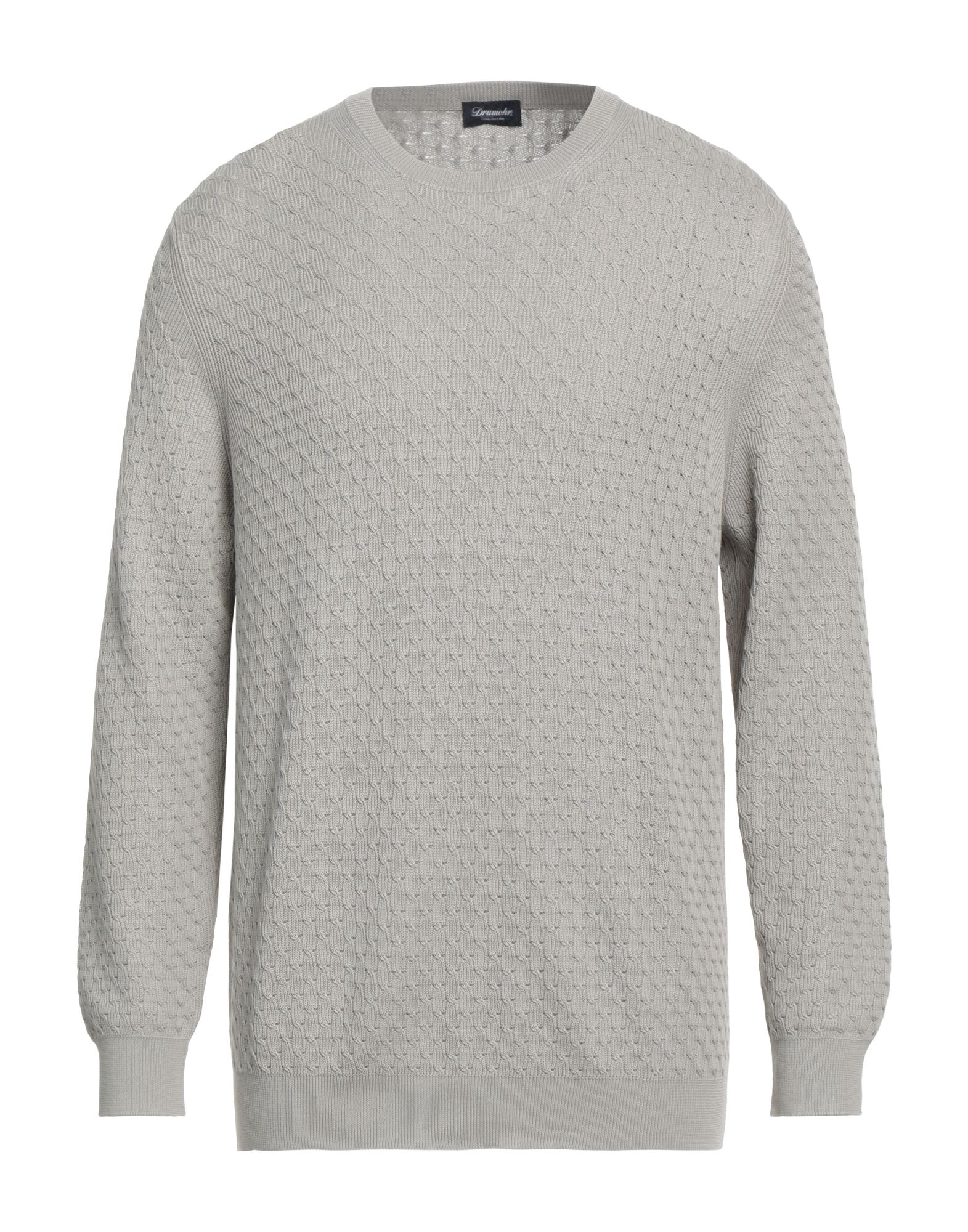 DRUMOHR Pullover Herren Hellgrau von DRUMOHR