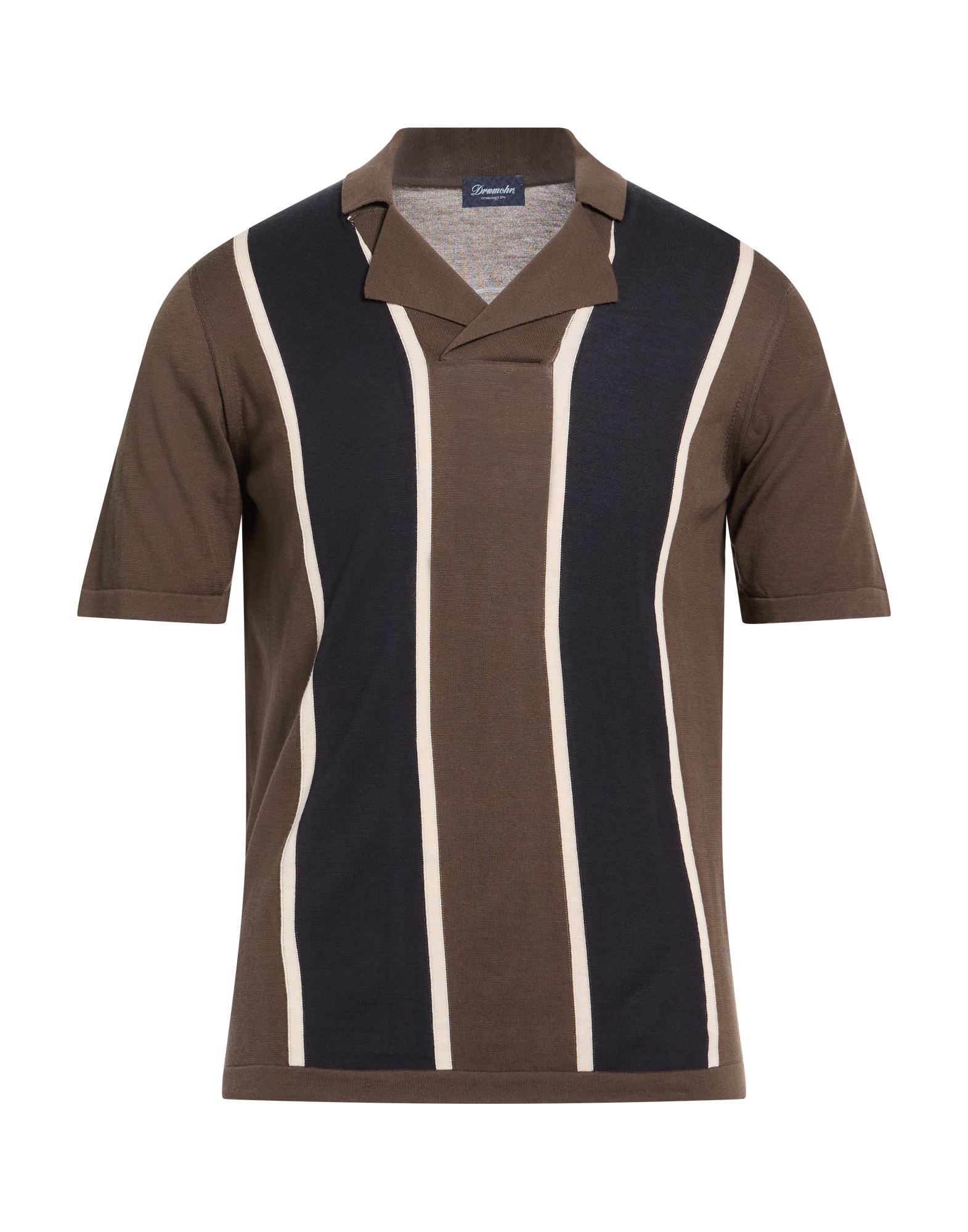 DRUMOHR Pullover Herren Khaki von DRUMOHR