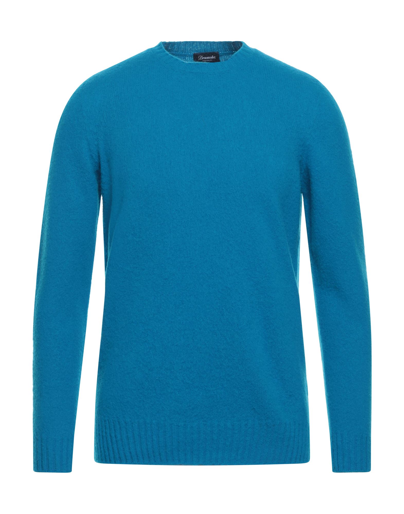 DRUMOHR Pullover Herren Azurblau von DRUMOHR