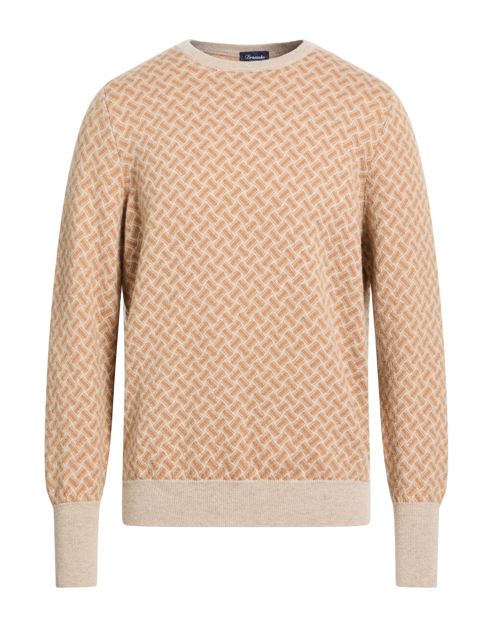 DRUMOHR Pullover Herren Lederfarben von DRUMOHR