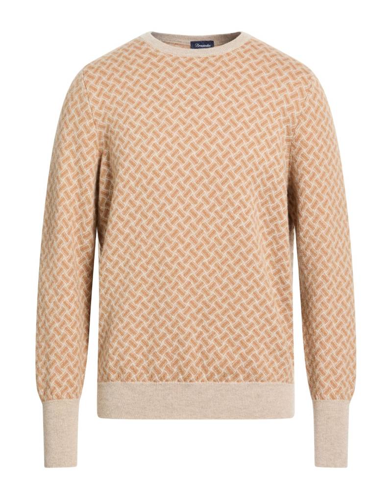 DRUMOHR Pullover Herren Lederfarben von DRUMOHR