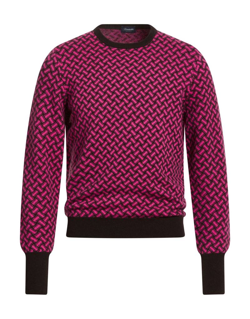 DRUMOHR Pullover Herren Magenta von DRUMOHR
