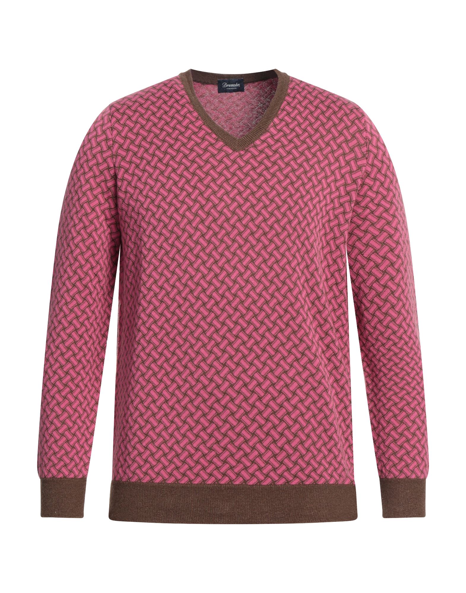 DRUMOHR Pullover Herren Magenta von DRUMOHR