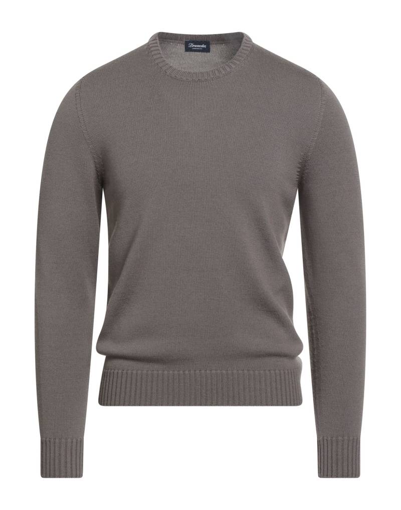 DRUMOHR Pullover Herren Maulwurfsgrau von DRUMOHR